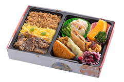 肉めし三色弁当
