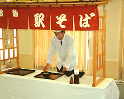 まねきの出張屋台 駅そば
